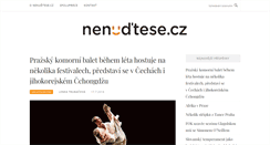 Desktop Screenshot of nenudtese.cz